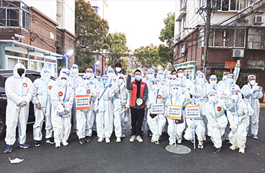 风雨同舟显担当!鹤礼企业志愿者勇战"疫"线!