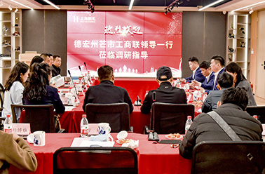 云南省德宏州芒市工商联一行莅临我司走访调研